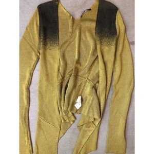 Theyskens Fall 2012 Peplum Ombré Cardigan Sample